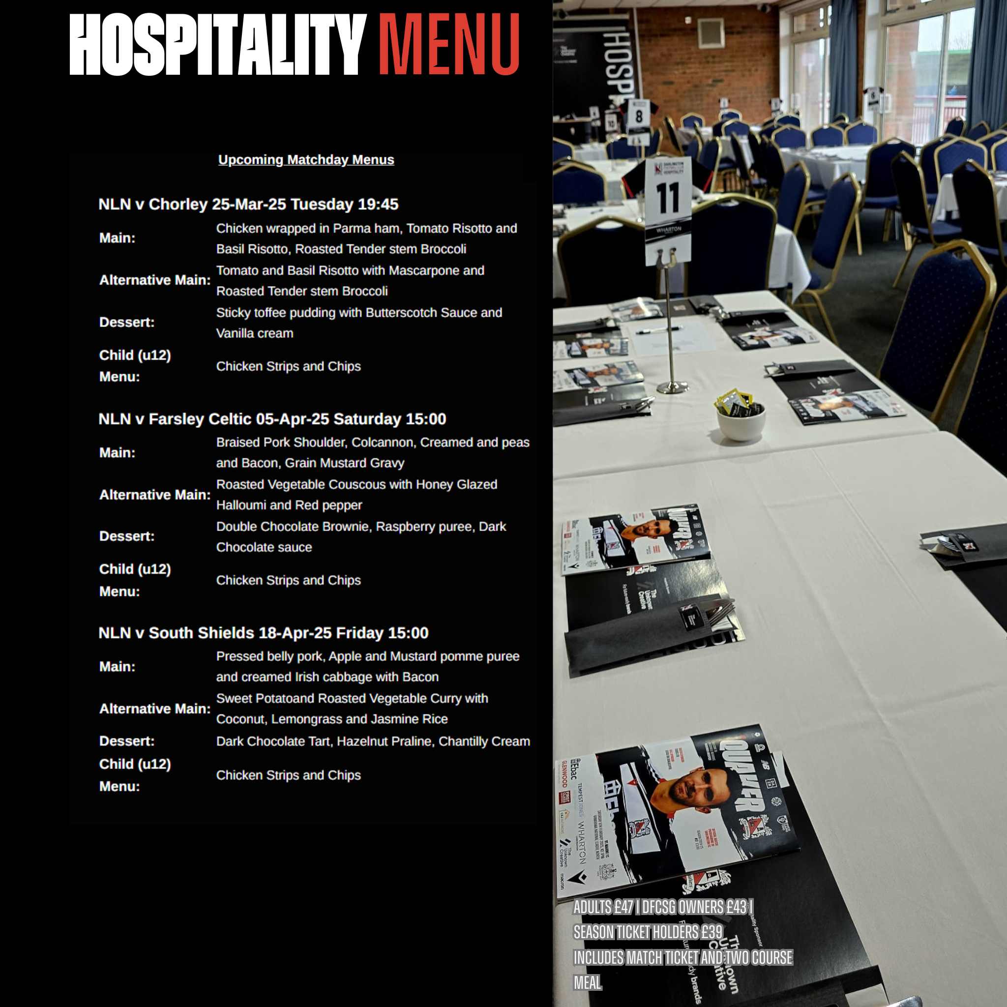 Hospitality Table